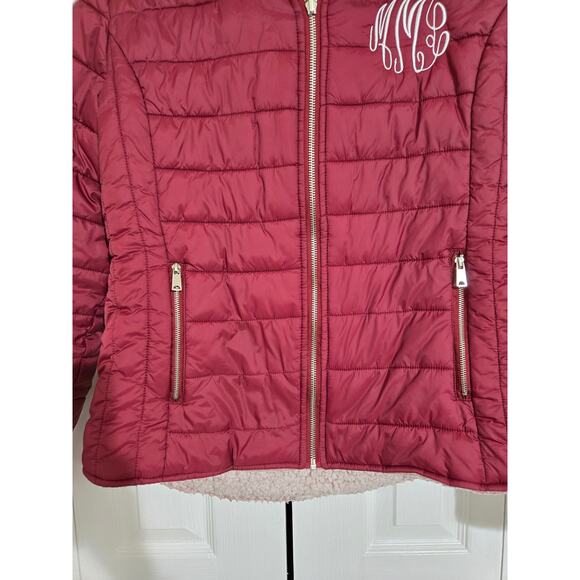 Love tree large juniors maroon jacket - Picture 2 of 9